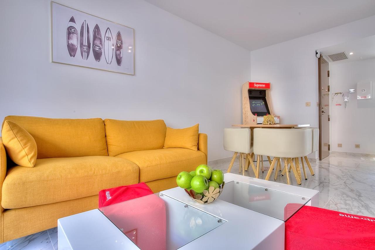 Luxury 4 Stars Apartment With 2 Terraces, Cannes Croisette מראה חיצוני תמונה