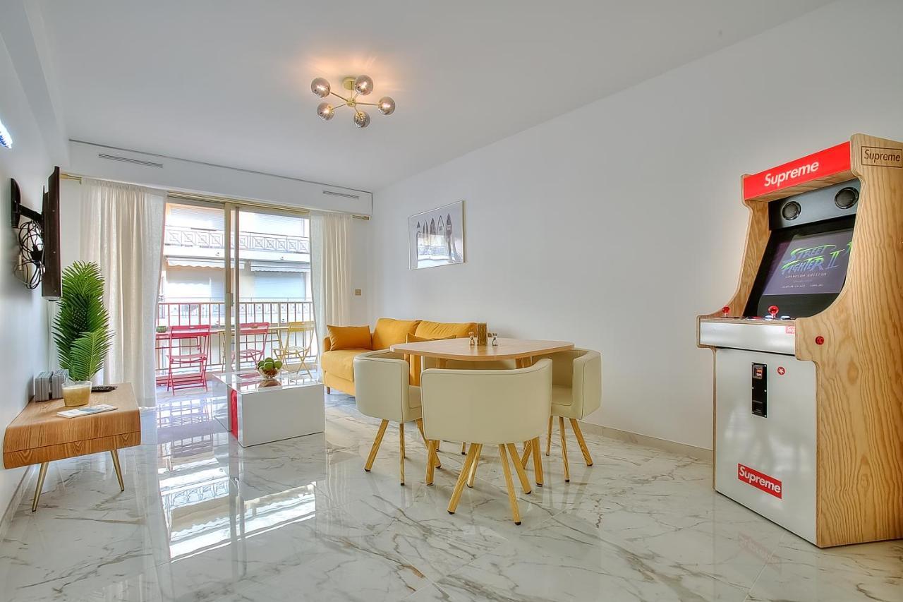 Luxury 4 Stars Apartment With 2 Terraces, Cannes Croisette מראה חיצוני תמונה