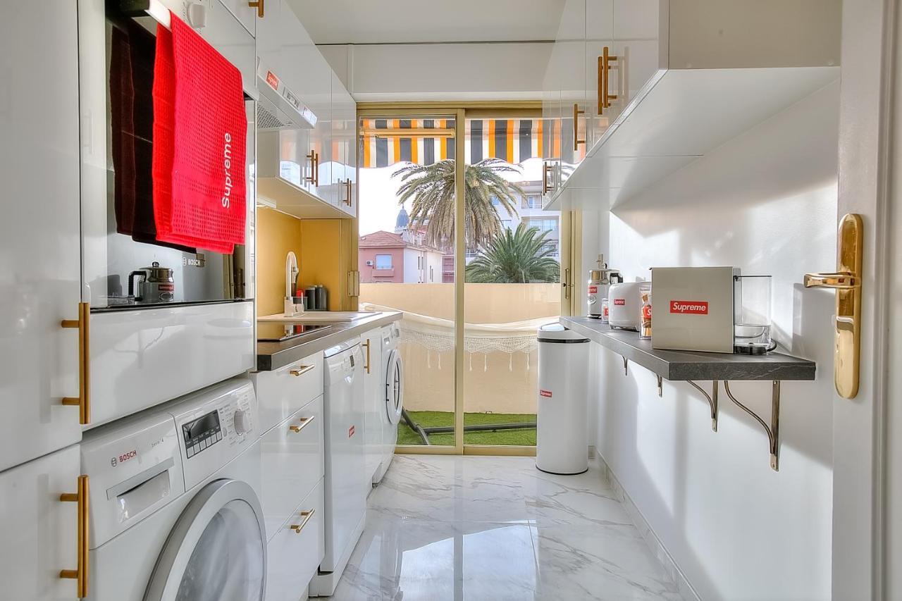 Luxury 4 Stars Apartment With 2 Terraces, Cannes Croisette מראה חיצוני תמונה