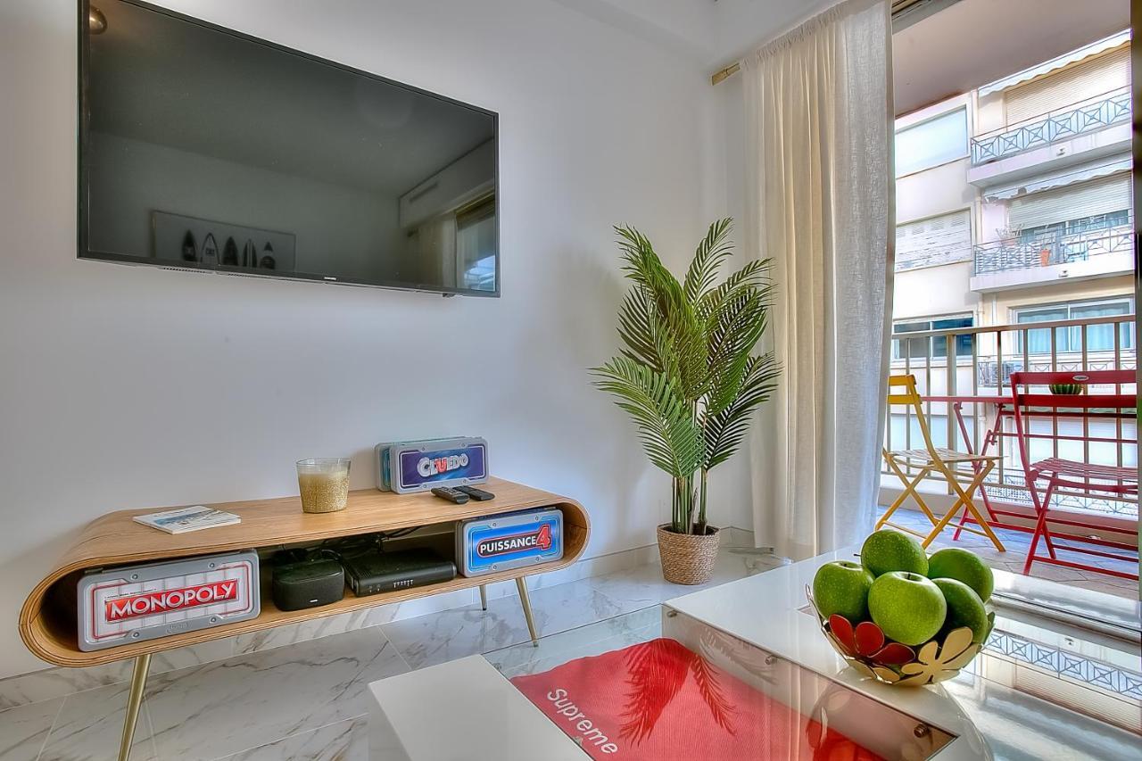 Luxury 4 Stars Apartment With 2 Terraces, Cannes Croisette מראה חיצוני תמונה