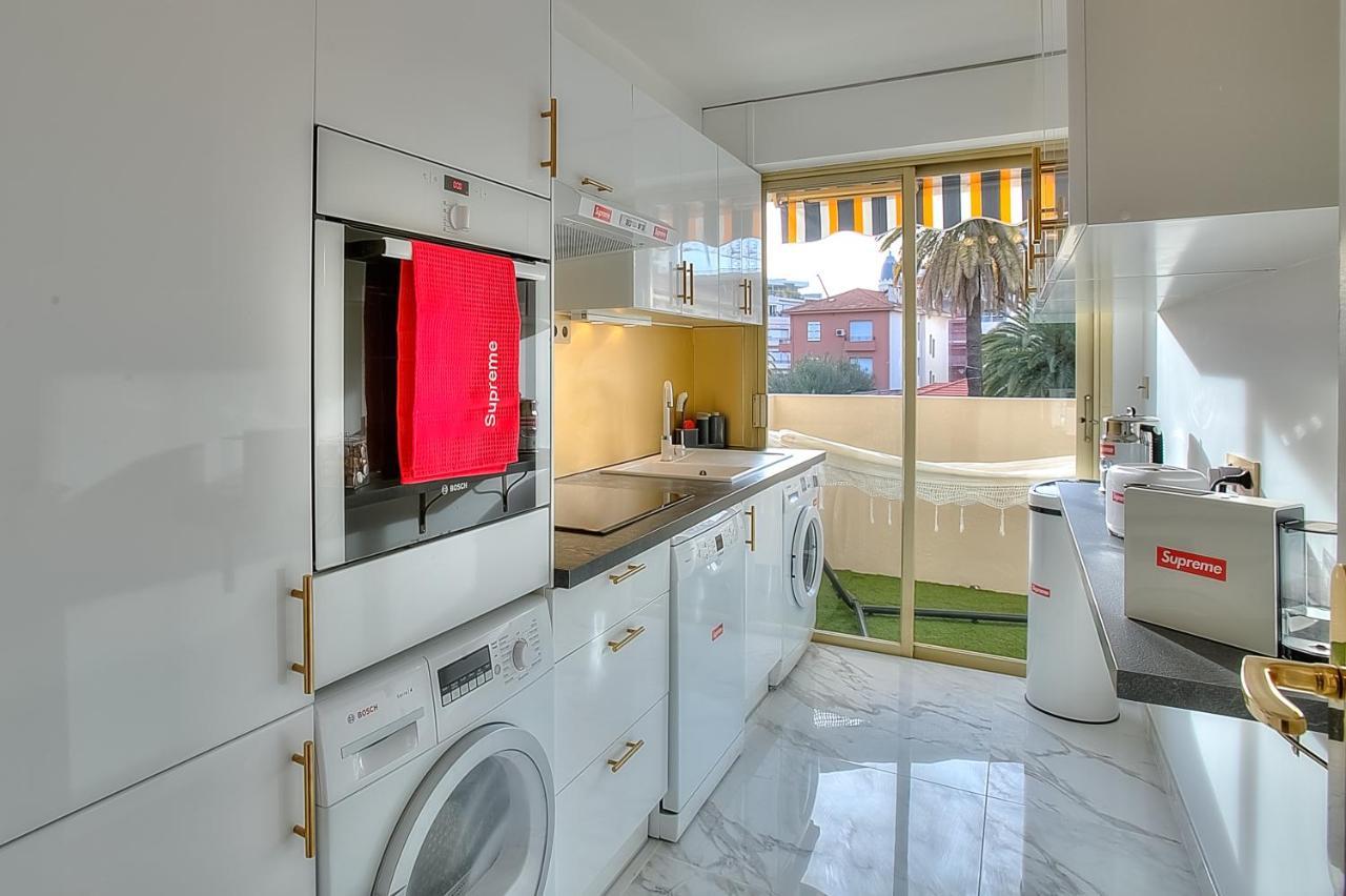 Luxury 4 Stars Apartment With 2 Terraces, Cannes Croisette מראה חיצוני תמונה